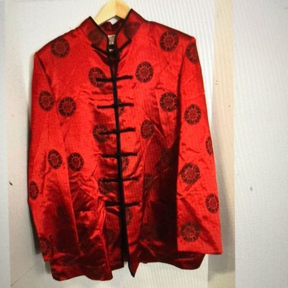 Tianliang XL Emperors red tunic blouse - Picture 2 of 7